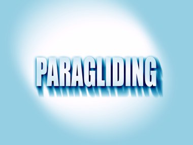 yamaç paraşütü işareti arka plan