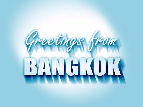 Pozdrowienia z Bangkoku — Zdjęcie stockowe