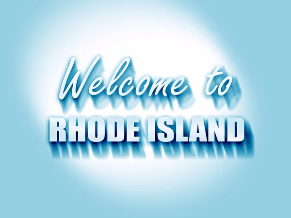 Ласкаво просимо в Род-Айленді — стокове фото