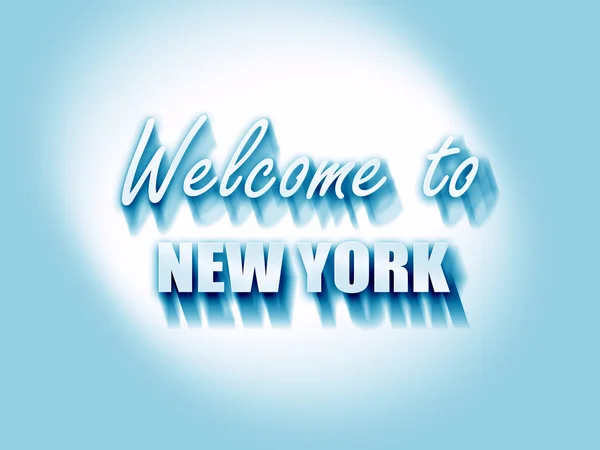 Welkom in new york — Stockfoto
