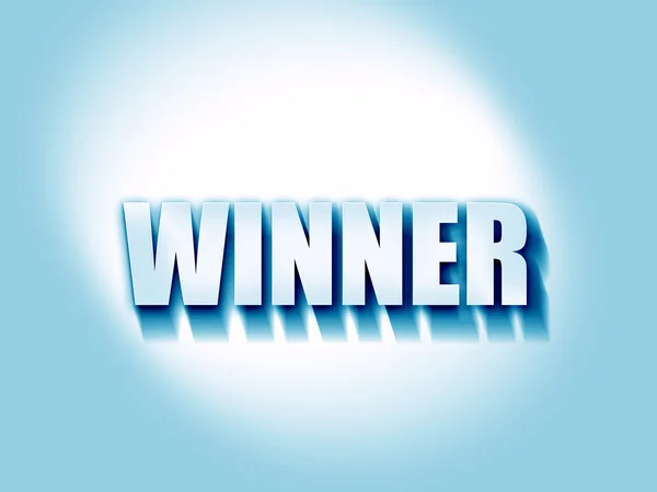 Winner sign background — Stock Photo, Image