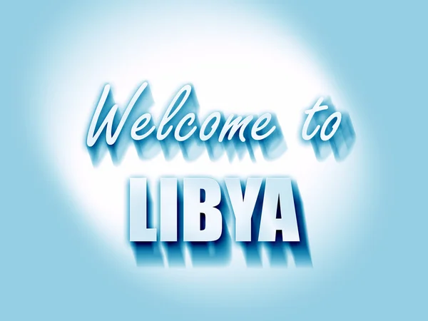 Welcome to libya — Stock Photo, Image