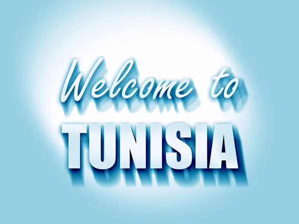 Ласкаво просимо до Тунісу — стокове фото