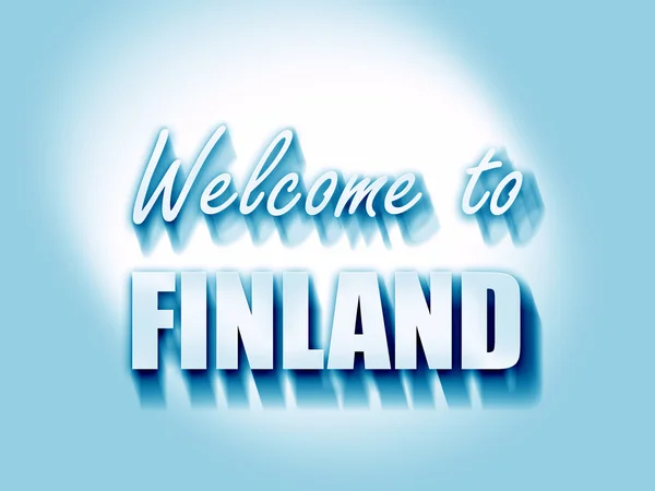 Welcome to finland — Zdjęcie stockowe