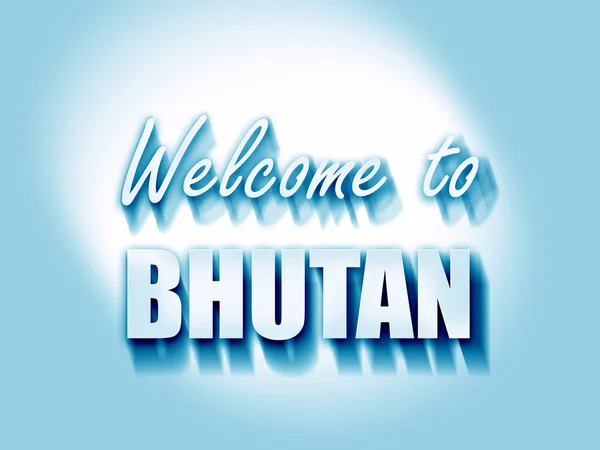 Bienvenido a BHUTAN —  Fotos de Stock