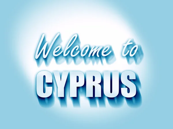 Welkom op Cyprus — Stockfoto