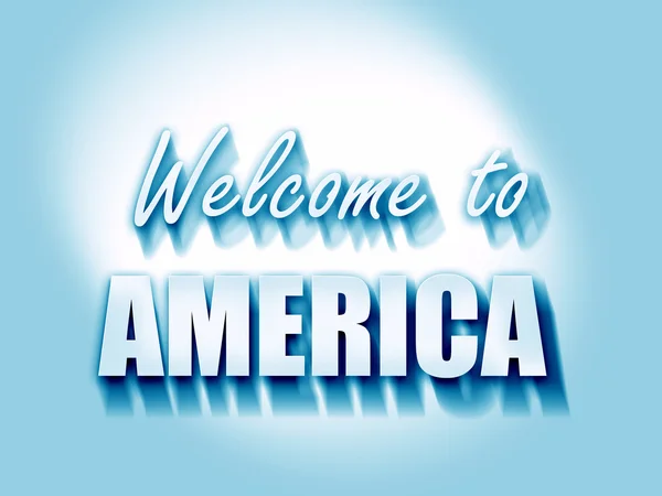 Welcome to america — Stock Photo, Image