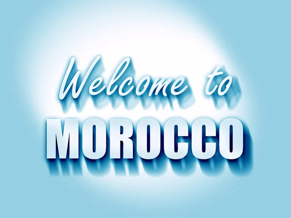 Welcome to morocco — Stock Photo, Image
