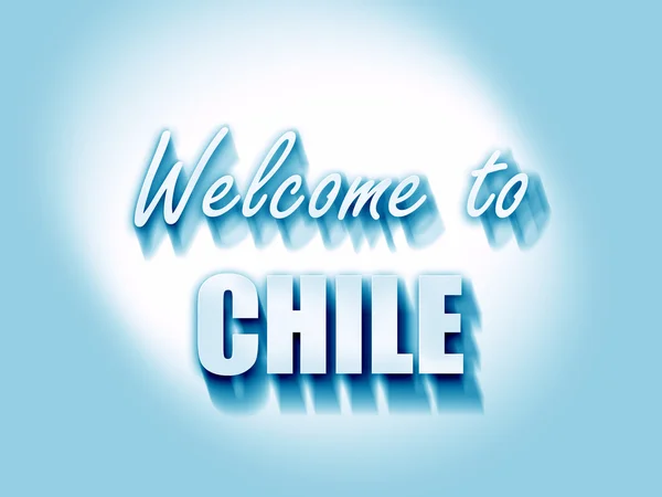 Bem-vindo ao Chile — Fotografia de Stock