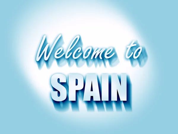 Bem-vindo à Espanha — Fotografia de Stock
