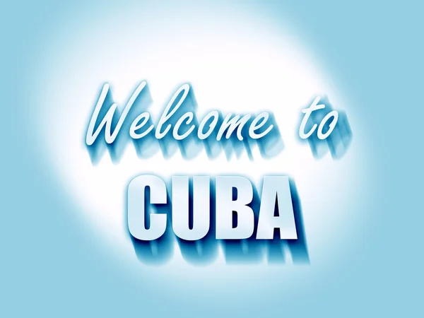 キューバへようこそ — ストック写真