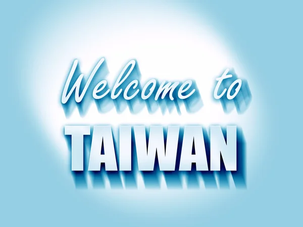 Bienvenido a TAIWAN — Foto de Stock