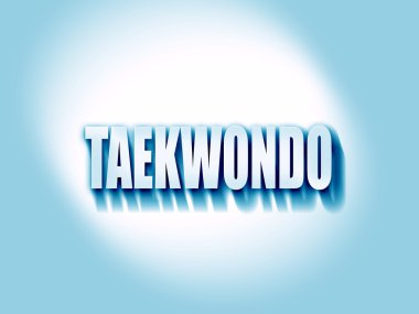 Taekwondo işareti arka plan
