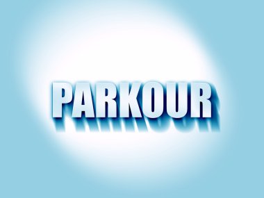 Parkour işareti arka plan