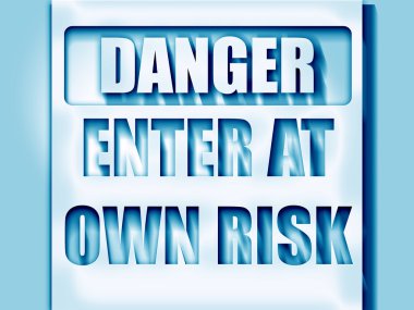 kendi risk altında girin