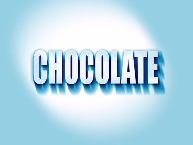 Lezzetli çikolata işareti