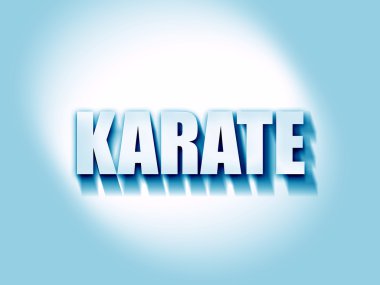 Karate işareti arka plan