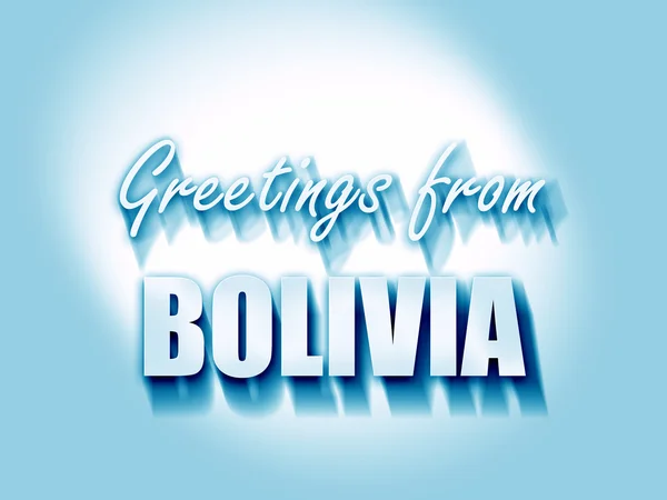Saludos desde bolivia —  Fotos de Stock