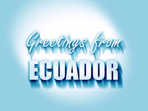 Saudações do Equador — Fotografia de Stock
