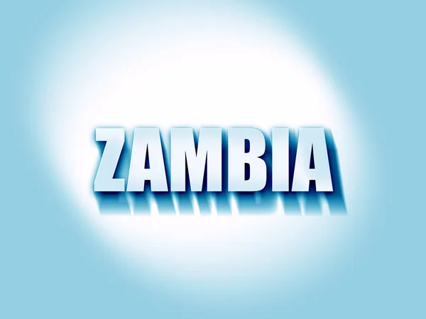 Groeten uit zambia — Stockfoto