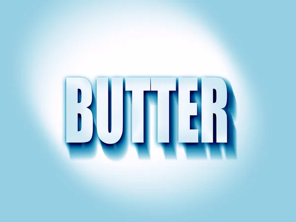 Delicioso sinal de manteiga — Fotografia de Stock