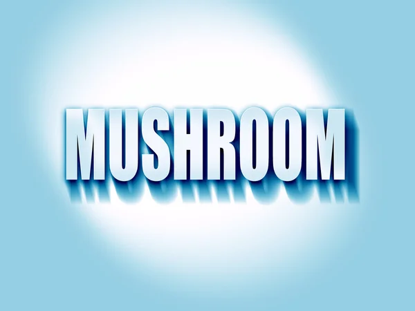 Delicious mushroom sign — Stock Photo, Image