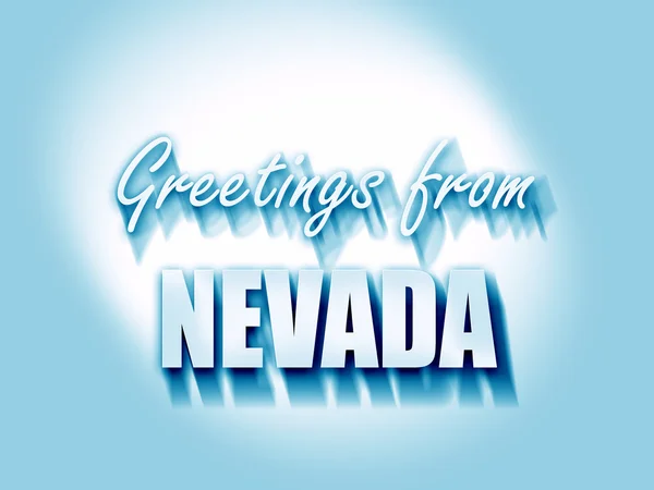 Saudações de Nevada — Fotografia de Stock