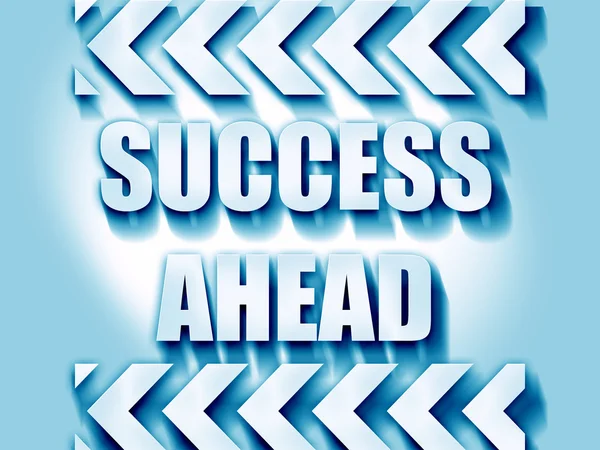 Success sign with smooth lines — Stock Photo, Image