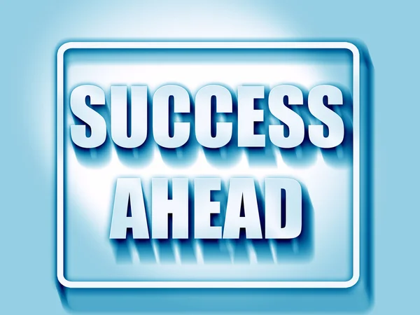 Success sign with smooth lines — Stock Photo, Image