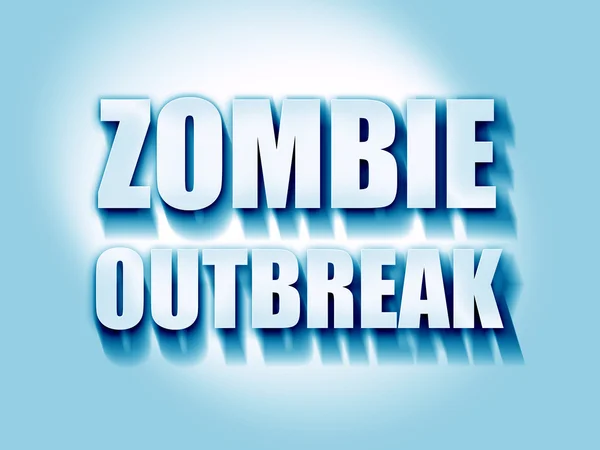 Zombie virus concept achtergrond — Stockfoto
