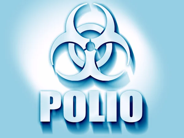 Contexte du concept de polio — Photo