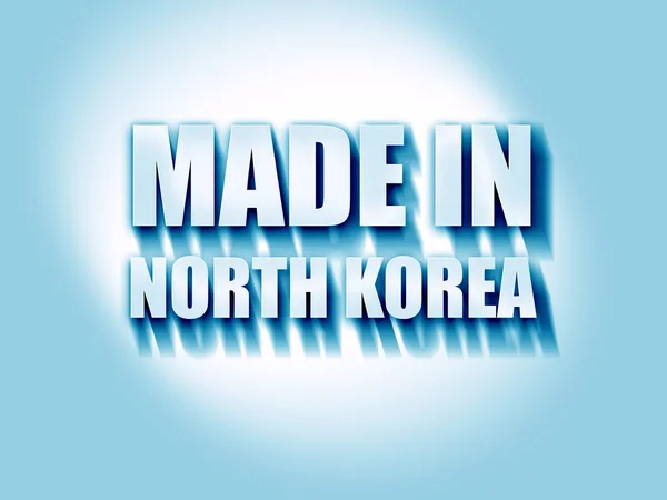 Made in North Korea — Stockfoto