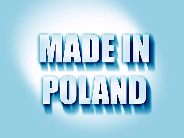 Made in poland — Stock Photo, Image