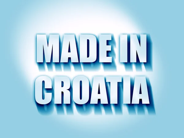 Made in croatia — Stock Photo, Image