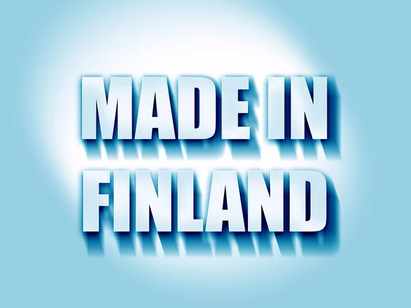 Fabricat în Finlanda — Fotografie, imagine de stoc