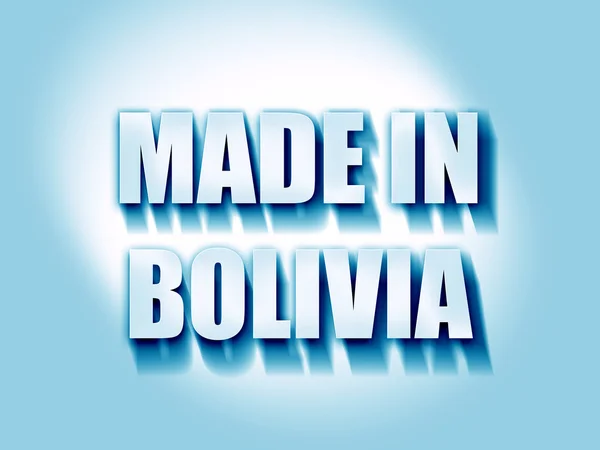 Fabricado en Bolivia — Foto de Stock