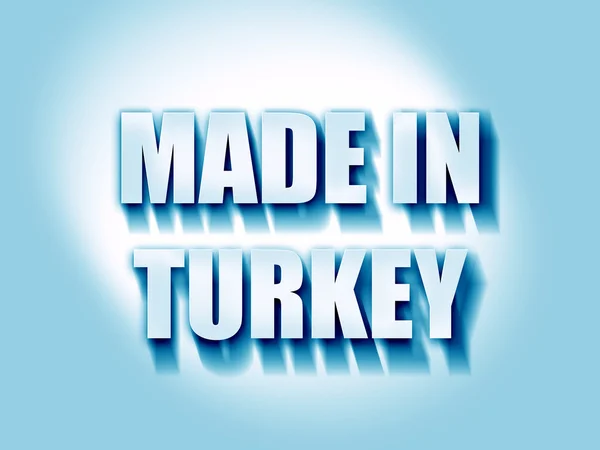 Made in turkey — Stock Photo, Image