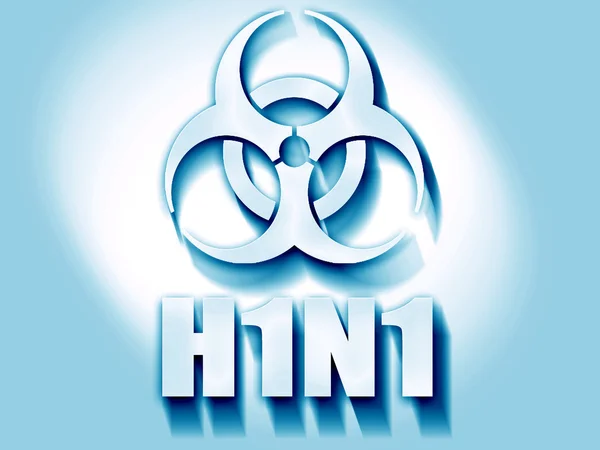 H1N1 virüs kavramı arka plan — Stok fotoğraf