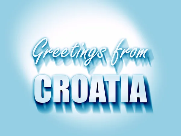 Salutations de croatie — Photo