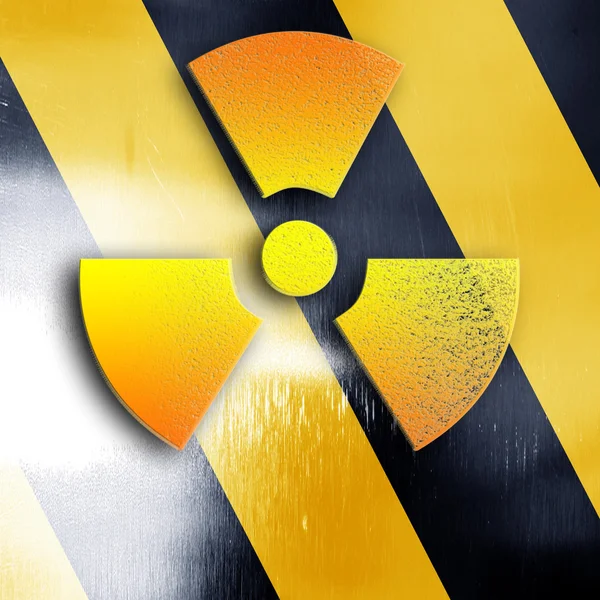 Contexto de perigo nuclear — Fotografia de Stock