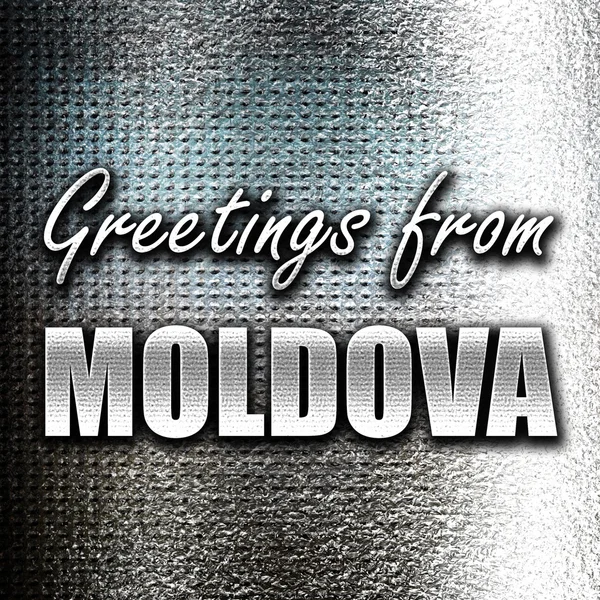 Greetings from moldova — Stock Photo, Image