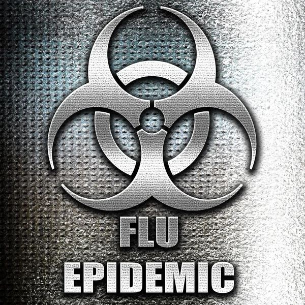 Pozadí konceptu virus chřipky — Stock fotografie