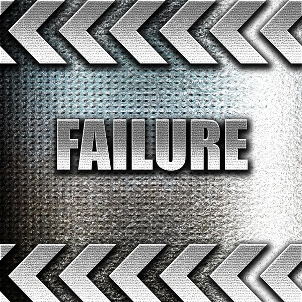 Failure sign with some smooth lines — Stock Photo, Image