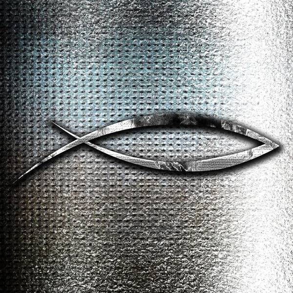 Christliches Fischsymbol — Stockfoto
