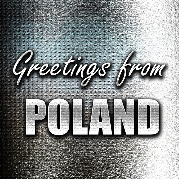 Pozdrowienia z Polski — Zdjęcie stockowe