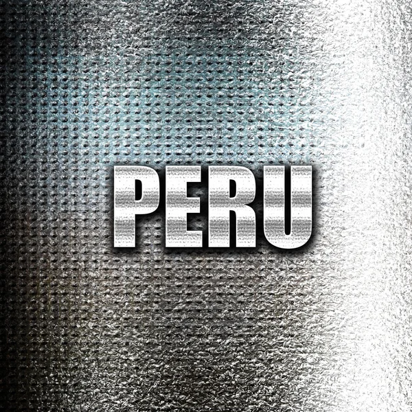 Saudações do Peru — Fotografia de Stock