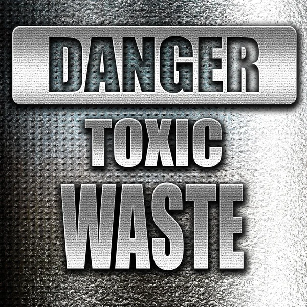 Toxic waste sign