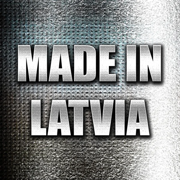 Hergestellt in Lettland — Stockfoto