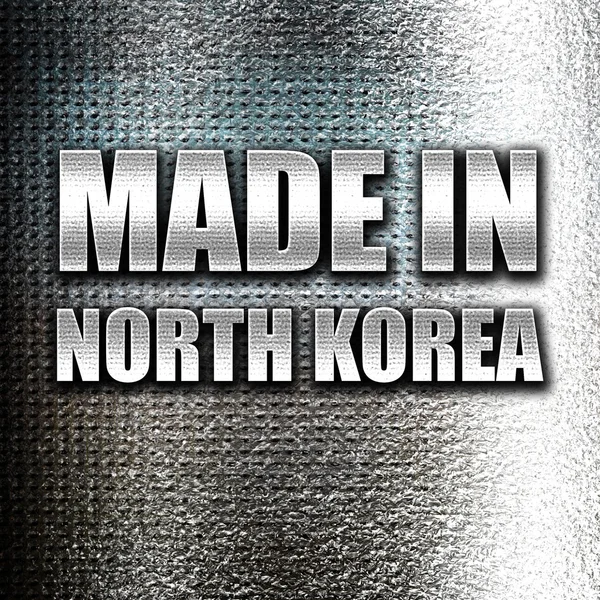 Feita na Coréia do Norte — Fotografia de Stock