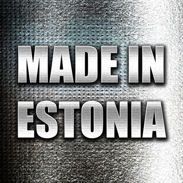 Hergestellt in Estland — Stockfoto
